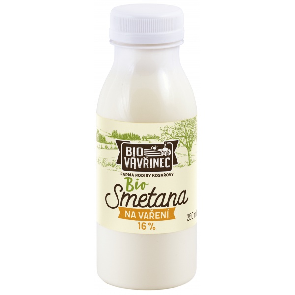 Smetana na vaření 16%, 250 ml