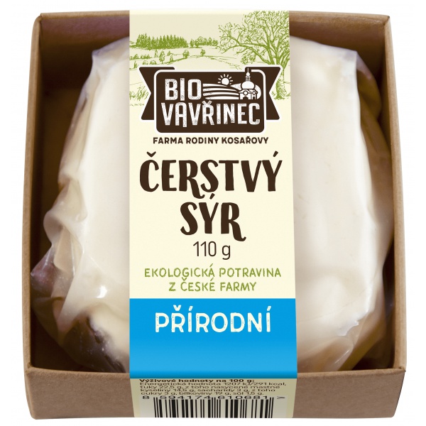 Čerstvý sýr přírodní, 110 g