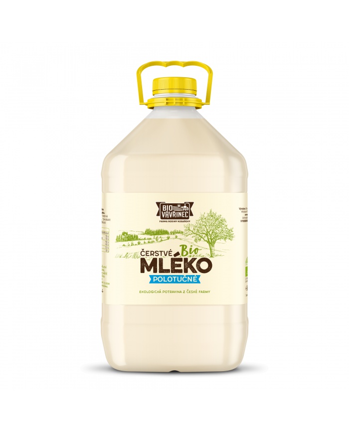 GASTRO - Mléko polotučné 1,5%, 5000 ml