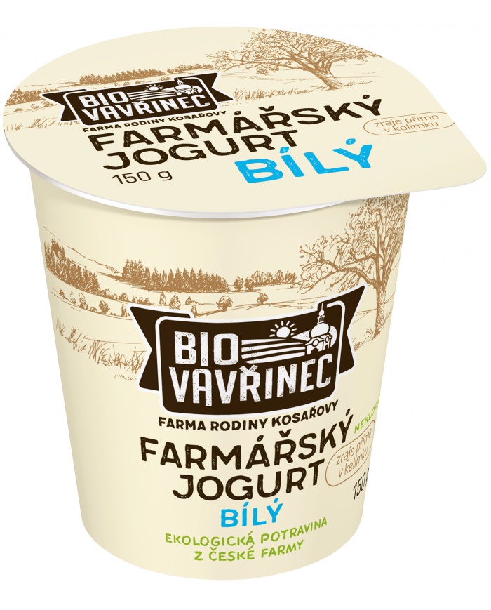 Farmářský jogurt bílý, 150 g
