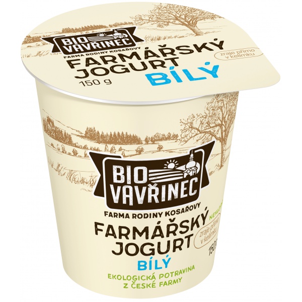 Farmářský jogurt bílý, 150 g
