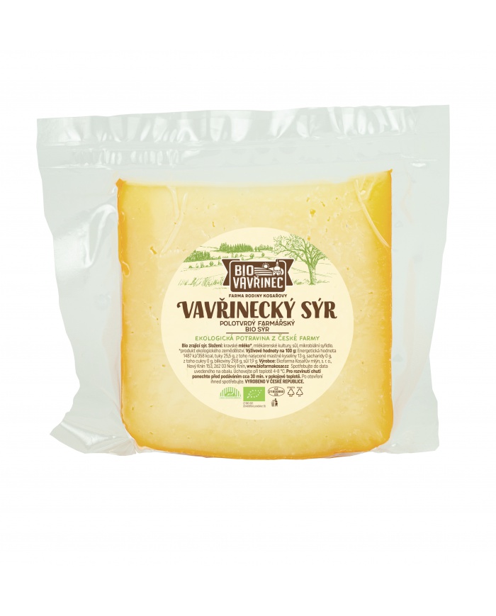 Krájený sýr Vavřinecký sýr, cca 120 g