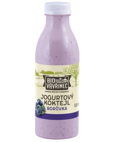Jogurtový koktejl borůvka, 500 ml