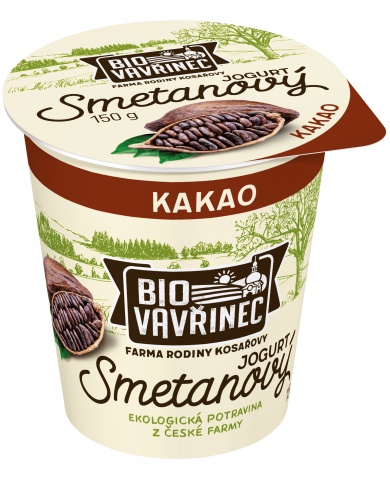 Smetanový jogurt kakao, 150 g