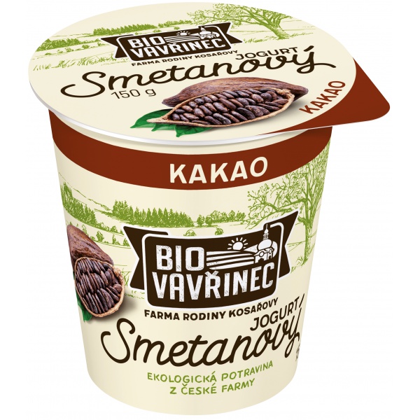 Smetanový jogurt kakao, 150 g
