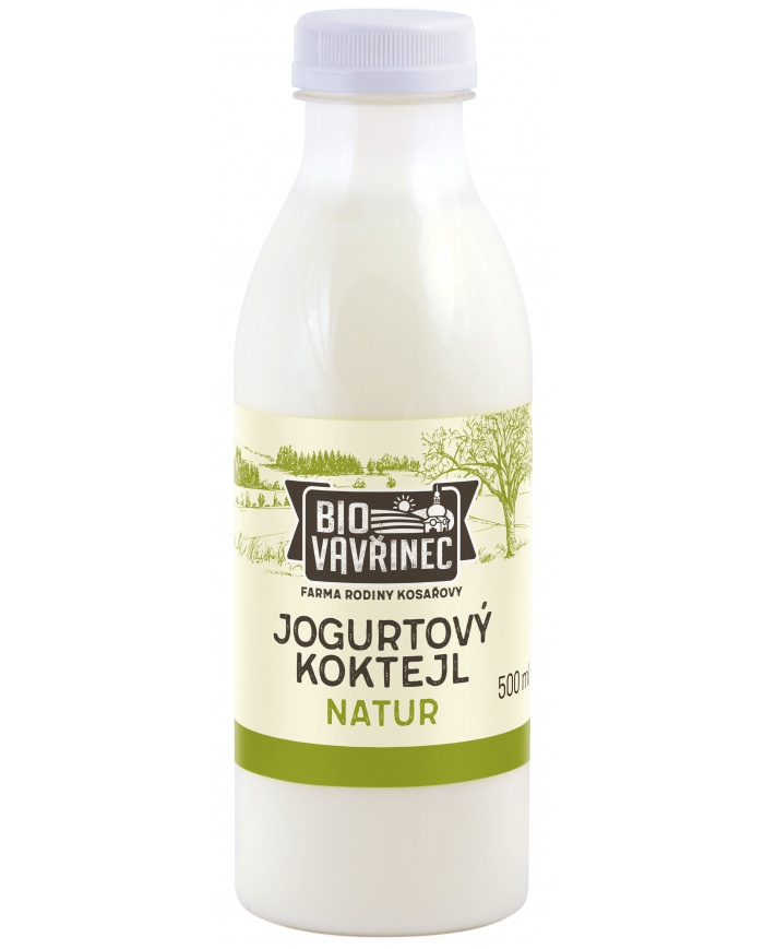 Jogurtový koktejl přírodní 500 ml