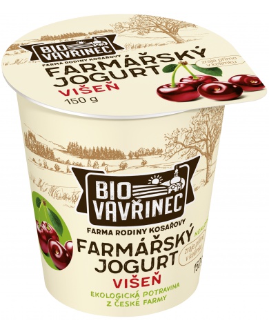 Farmářský jogurt višeň, 150 g