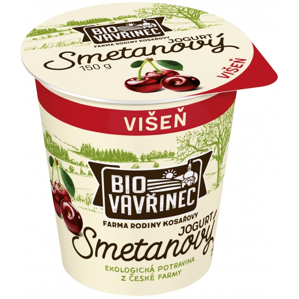 Smetanový jogurt višeň, 150 g