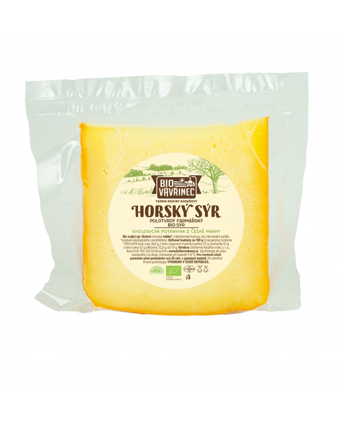 Krájeny sýr Horský sýr, cca 120 g