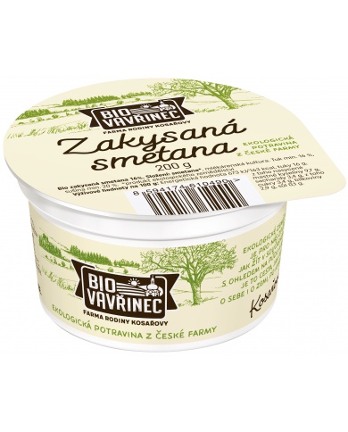 Zakysaná smetana 16%, 200 g