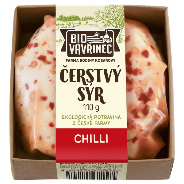Čerstvý sýr chilli, 110 g