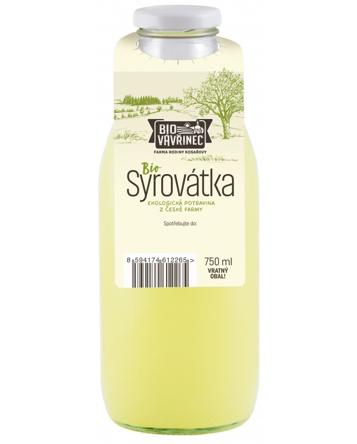 Syrovátka, sklo, 750 ml