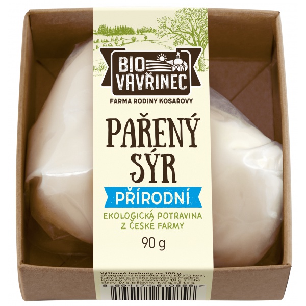 Pařený sýr - přírodní, 90 g