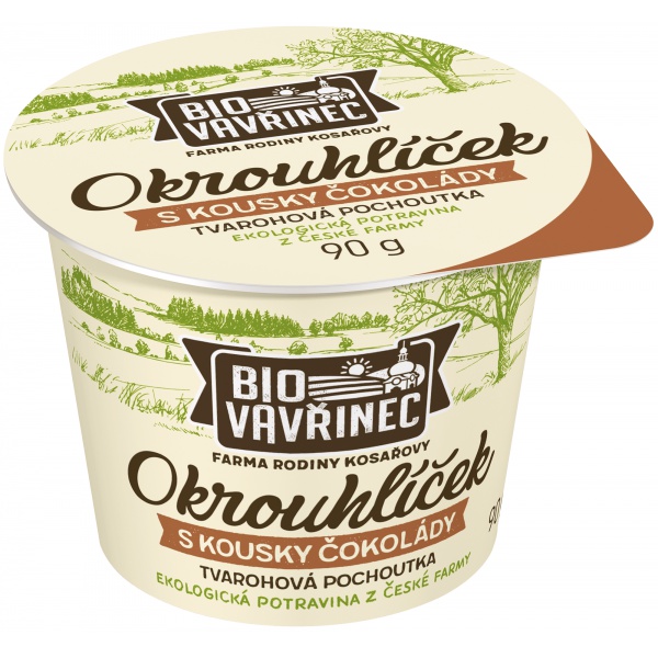 Okrouhlíček s kousky čokolády, 90 g