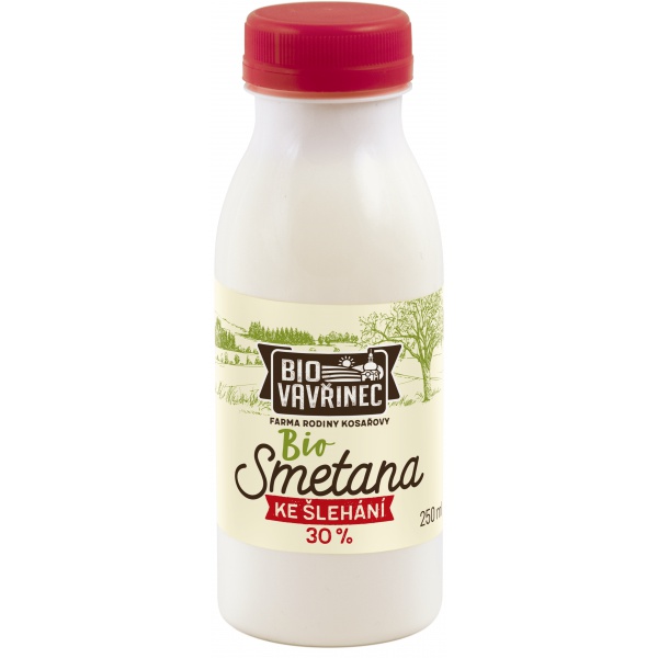 Smetana ke šlehání 30%, 250 ml