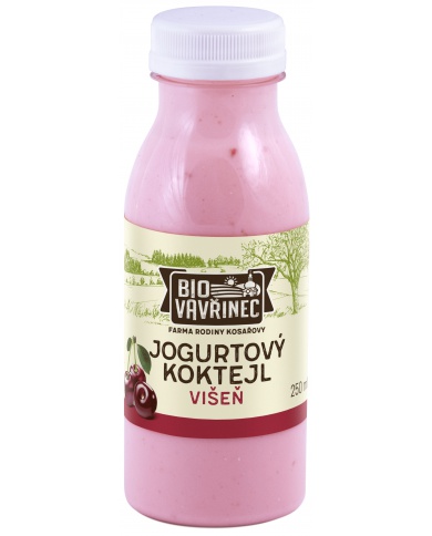 Jogurtový koktejl višeň, 250 ml