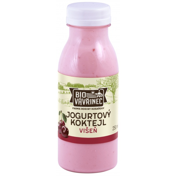 Jogurtový koktejl višeň, 250 ml